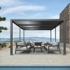 Louvered Pergolas가 바람에 흔들리나요?