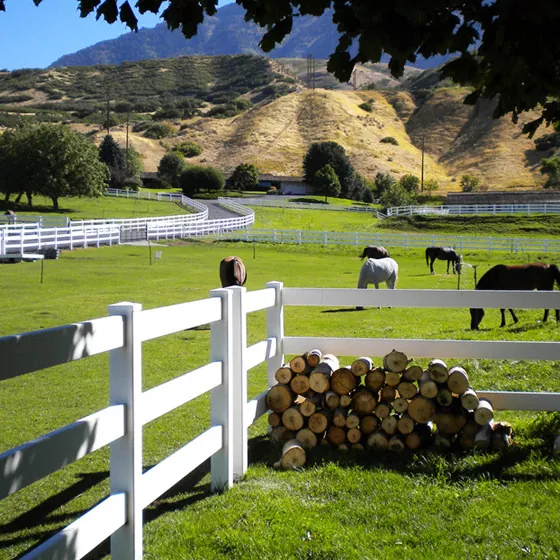 3 레일 비닐 울타리