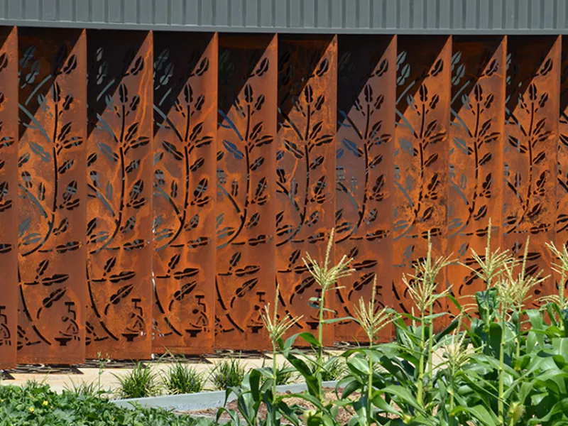 Corten Steel Privacy Screen