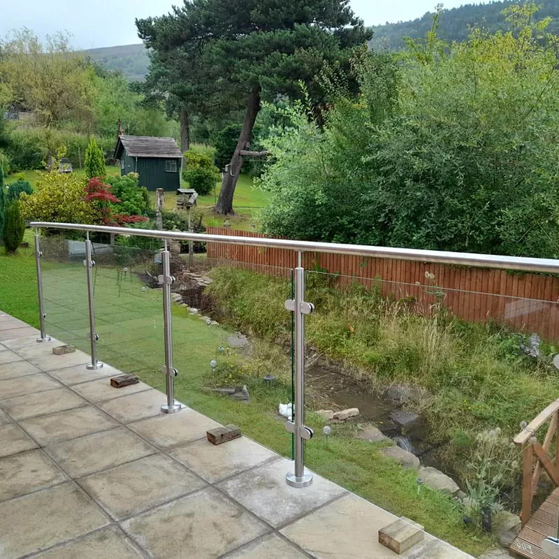 스테인레스 스틸 유리 난간