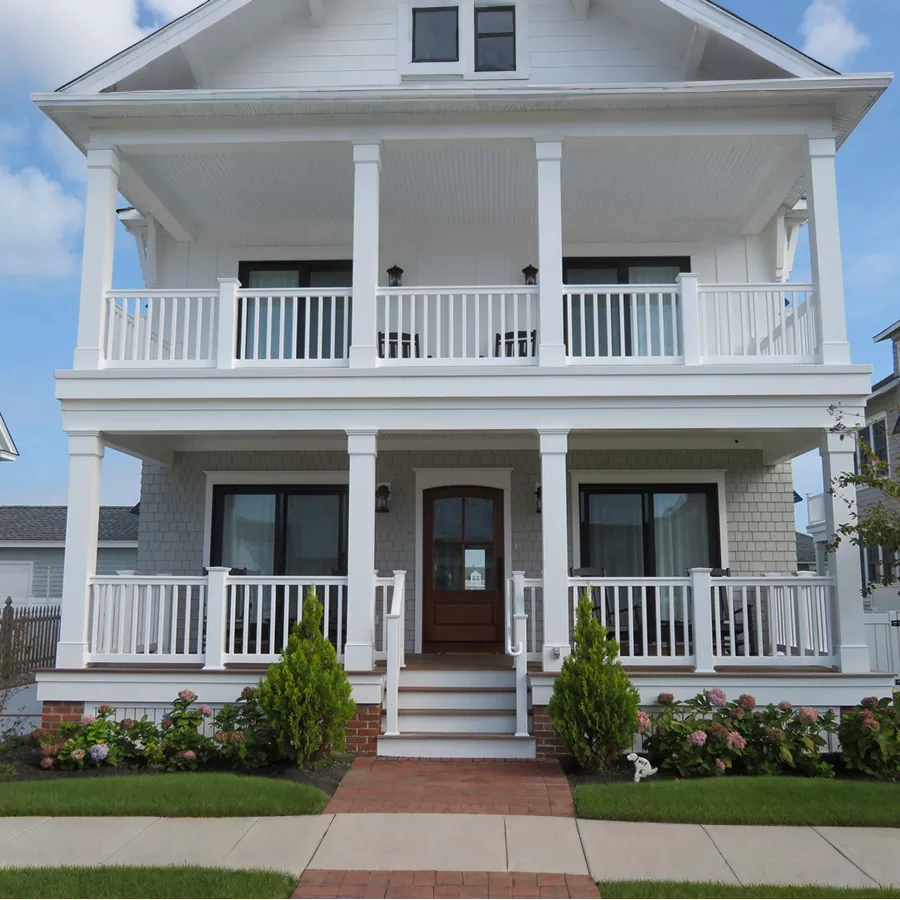 비닐 현관 난간